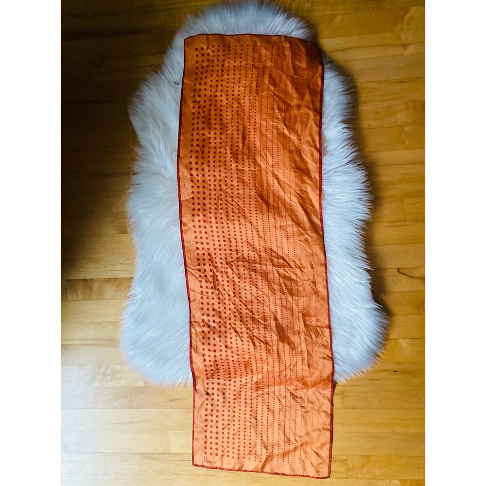 Vintage Vera Neumann Long Rectangular Orange And … - image 2